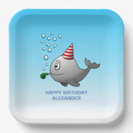 パーティー鯨 ペーパープレート