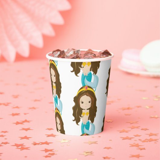 パーティー黄色の人魚紙カップ 紙コップ (インサイチュ)