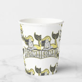 パーティー黄色の人魚紙カップ 紙コップ (右)