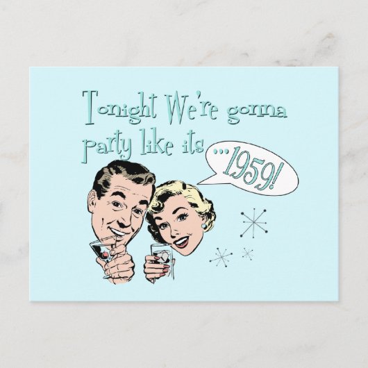 パーティー1959年！ ポストカード (正面)
