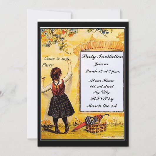 パーティー2招待状 招待状 (正面)