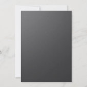 パーティー40歳の誕生日パーティーシンプルエレガント 招待状 (裏面)