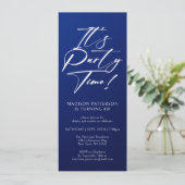 パーティー40歳の誕生日パーティーシンプルエレガント 招待状 (スタンド正面)