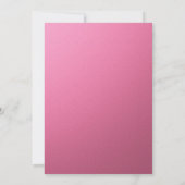 パーティー40歳の誕生日パーティーシンプルエレガント 招待状 (裏面)