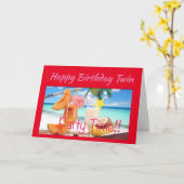 「パーティー」の開祝始時間&  ****MY TWIN*** カード (黄色い花)