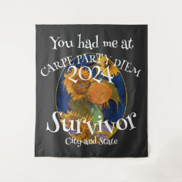 パーティー・アニバーサリー・ホリデー2024カクテル・シングル タペストリー