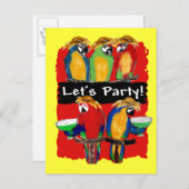 パーティー インビテーションポストカード (正面/裏面)