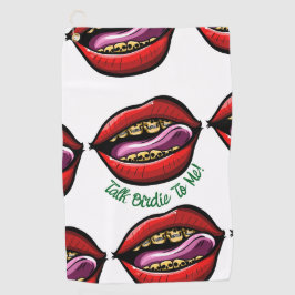 パーティー ウィークエンド リーグ トーク バーディー トゥ ミー ポップ アート ゴルフタオル