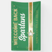 パーティー!!ウェルカムバッククラス懇親会バナー 横断幕 (縦)