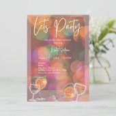 パーティー&カクテルバチェロレッテ週末 招待状 (スタンド正面)