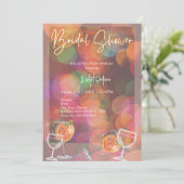 パーティー&カクテルブライダルシャワー週末 招待状 (スタンド正面)