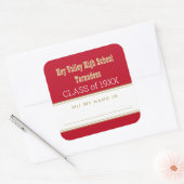 パーティー!カスタム懇親会クラス名タグステッカー スクエアシール (封筒)