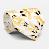 パーティー（カボチャが白い） ネクタイ (ロール)