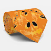 パーティー（カボチャをオレンジ色に） ネクタイ (ロール)