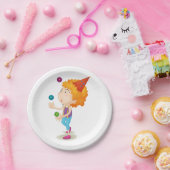 パーティー・キッド・ジャグリングカラフル・ボール ペーパープレート (パーティー)