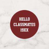 パーティー!!クラス懇親会テーブル紙吹雪 コンフェッティ (スモール正面)