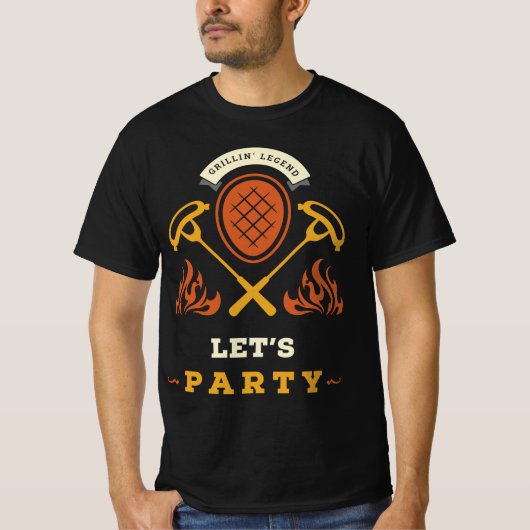 パーティー(グリルパーティー) Tシャツ (正面)
