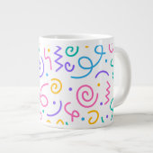 パーティー 🌸 コーヒー専門マグカップ ジャンボコーヒーマグカップ (正面右)