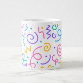 パーティー 🌸 コーヒー専門マグカップ ジャンボコーヒーマグカップ (正面)