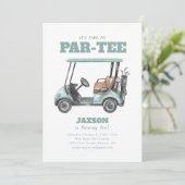 パーティー・ゴルフ バースデー・パーティーの招待状 招待状 (スタンド正面)