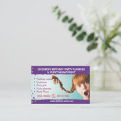 パーティー，サプライズ，名刺 名刺 (スタンド正面)