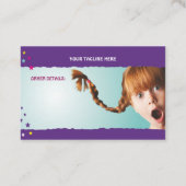 パーティー，サプライズ，名刺 名刺 (裏面)