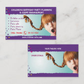 パーティー，サプライズ，名刺 名刺 (正面/裏面)