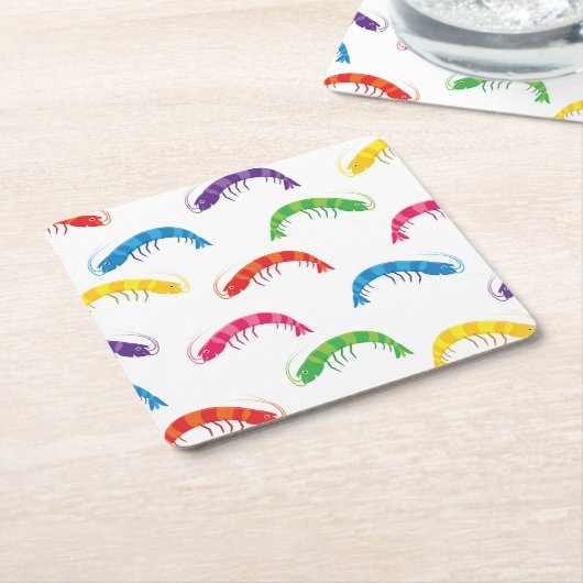 パーティー スクエアペーパーコースター (アングル)