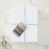 パーティー ステッカー カラフル ドリンク お祭りタイム ギフトタグ (より糸付き)