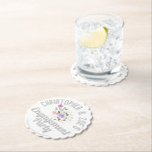 パーティー・セレブレーション。エンゲージメントパーティー ペーパーコースター (インサイチュ)