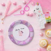 パーティー・タイム・ガール・ピグ ペーパープレート (パーティー)