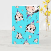 パーティー・ティル・ウッシ来・ホーム・誕生日・カード カード (黄色い花)