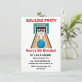 パーティー テン ピン ご招待 招待状 (スタンド正面)