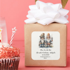 パーティー・ノームズ  日程を確保してね スクエアシール