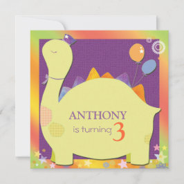 パーティー ハット 恐竜 かわいい 子供の誕生日パーティー 招待状