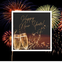 パーティー!ハッピーニューイヤーナプキンズ