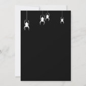 パーティー ハロウィン 4 フォト クモ | パーティー招待 招待状 (裏面)