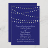 パーティー·パールズ·オン·インディゴ·リハーサル·ディナー 招待状 (正面/裏面)