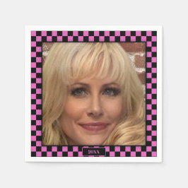 パーティー!ピンク スタンダードカクテルナプキン