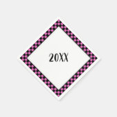 パーティー!ピンク スタンダードカクテルナプキン (角)