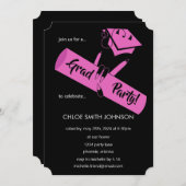 パーティー!ピンク 招待状 (正面/裏面)