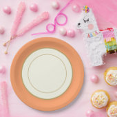 パーティー ペーパー チャイナ風 プレート 縁取り (パーティー)