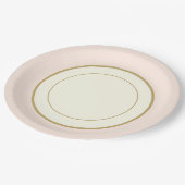 パーティー ペーパー チャイナ風 プレート 縁取り (アングル)