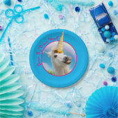 パーティー·ユニコーン·ホース·アンド·レインボー ペーパープレート (パーティー)