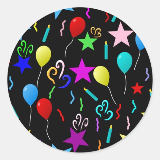 パーティー! ラウンドシール (正面)