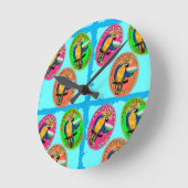 パーティー ラウンド壁時計 (傾斜)