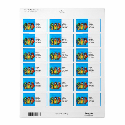 パーティー ラベル (フルシート)