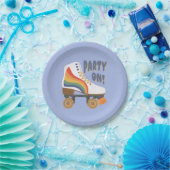 パーティー!ローラスケートパーティープレート ペーパープレート (パーティー)