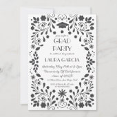 パーティー 卒業写真 招待状 (正面)