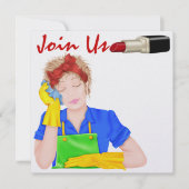 パーティー – 女の子の夜の外出？- SRF 招待状 (正面)